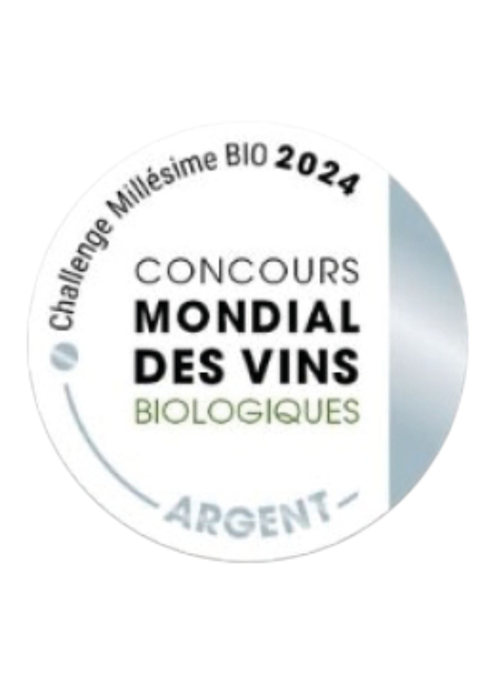Médaille d' Argent Challenge Millésime Bio 2024